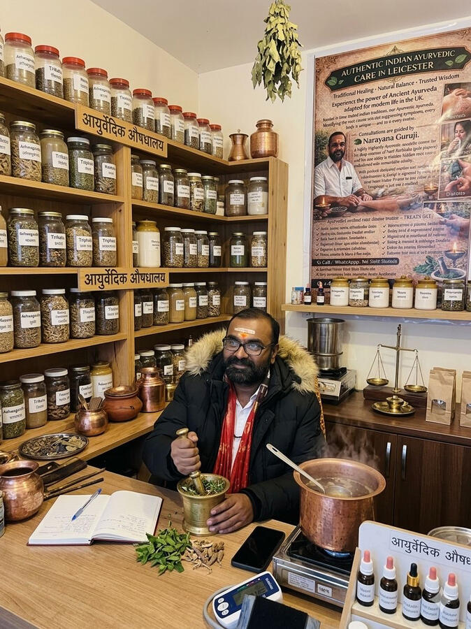 Introducing Ancient Ayurvedam 🌿 by Specialist Dr.Narayana Guruji 🪔, with more than 40 years of expertise 🏆.